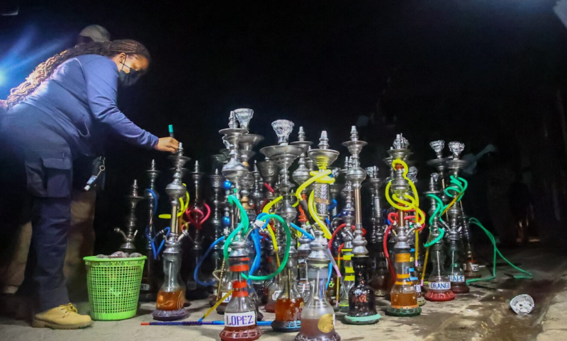 File image of Shisha bongs.